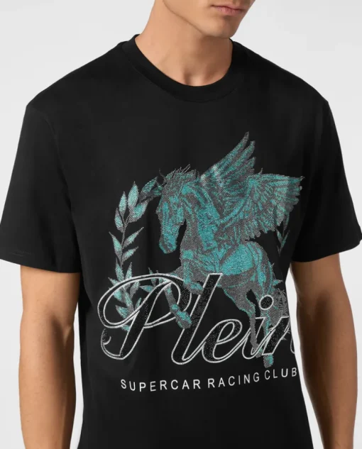 T-shirt z turkusowym jednorożcem