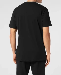 T-shirt ze srebrnym nadrukiem Tiger