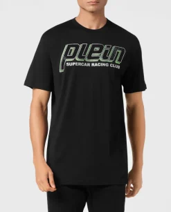 T-shirt ze zdobionym logo