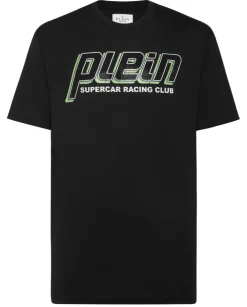 T-shirt ze zdobionym logo