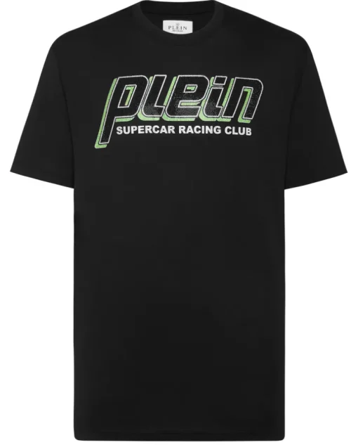 T-shirt ze zdobionym logo