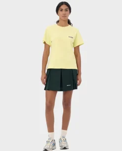 Żółty t-shirt z logo Horizon