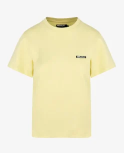 Żółty t-shirt z logo Horizon