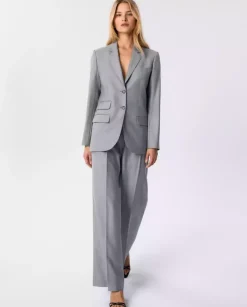 Wełniana marynarka oversize