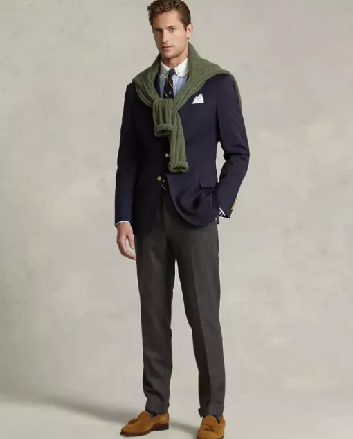 Wełniana marynarka Slim Fit