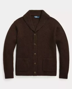 Wełniany kardigan Regular Fit