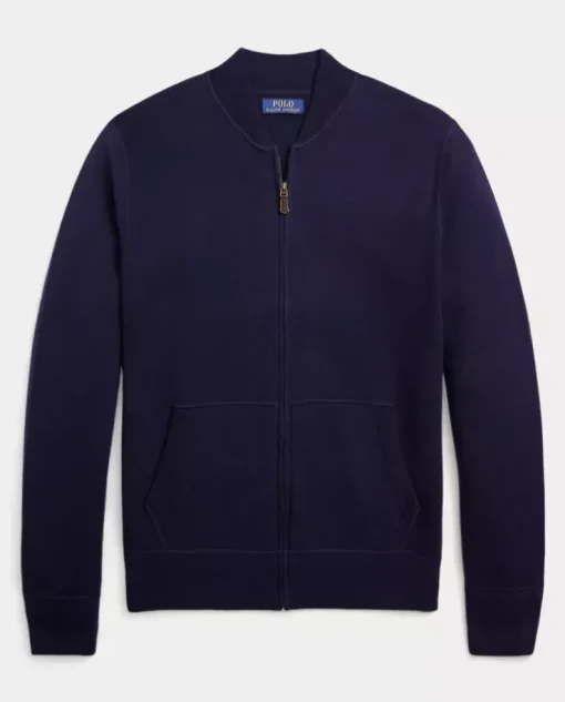 Wełniany kardigan Regular Fit