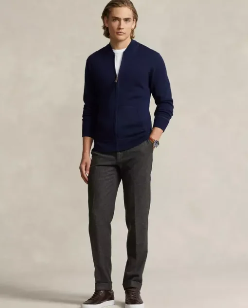 Wełniany kardigan Regular Fit