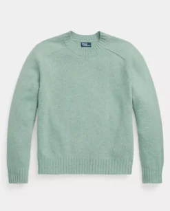 Wełniany sweter Relaxed Fit z logo