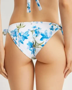 Wiązany dół od bikini z kwiatowym printem