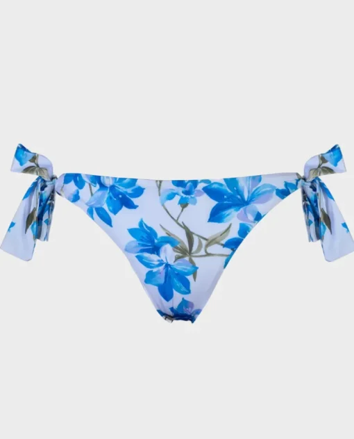 Wiązany dół od bikini z kwiatowym printem