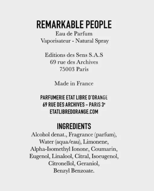Woda perfumowana Remarkable People 100 ml