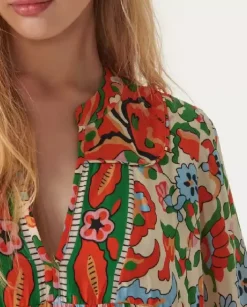Wzorzysta sukienka mini Maureen