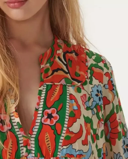 Wzorzysta sukienka mini Maureen