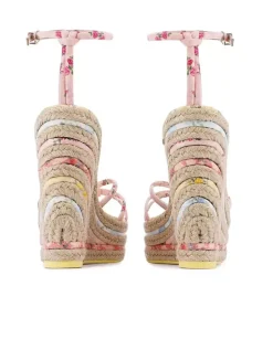 Wzorzyste espadryle Alina SOPHIA WEBSTER X LOVE SHACK FANCY