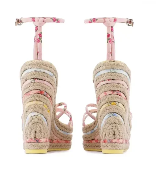 Wzorzyste espadryle Alina SOPHIA WEBSTER X LOVE SHACK FANCY