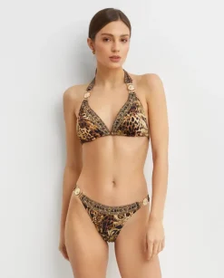 Wzorzysty top od bikini