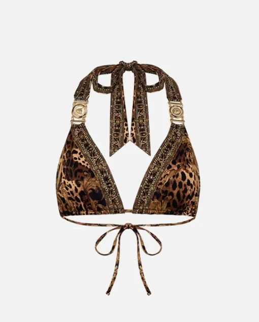 Wzorzysty top od bikini