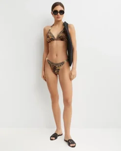 Wzorzysty top od bikini