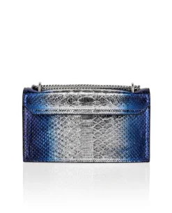 Zamszowa kopertówka z ćwiekami Skull Clutch