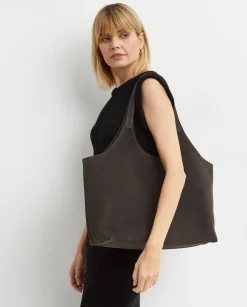 Zamszowa torba Cabas Supple XL