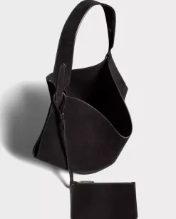 Zamszowa torebka Lotus Medium