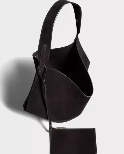 Zamszowa torebka Lotus Medium