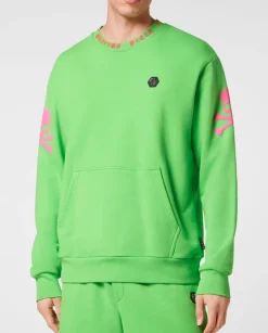 Zielona bluza z printem