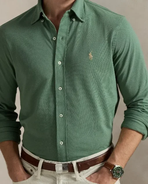 Zielona koszula Regular Fit
