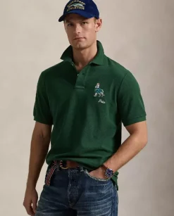 Zielona koszulka polo Classic Fit