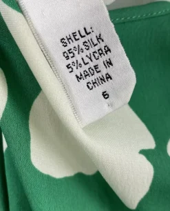 Zielona sukienka z printem