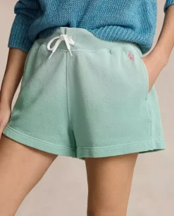 Zielone bawełniane shorty