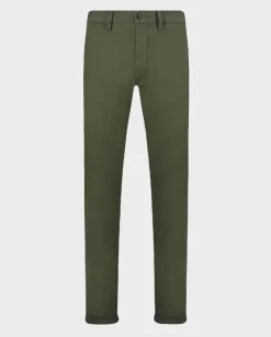 Zielone spodnie chino
