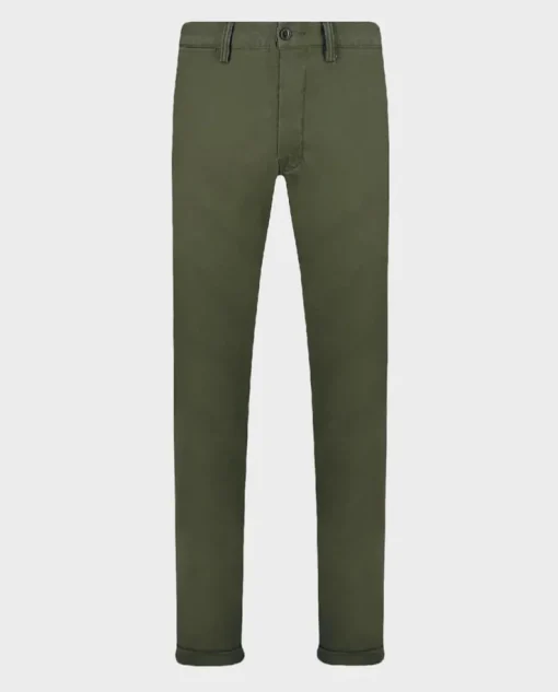 Zielone spodnie chino