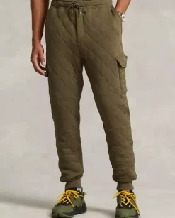 Zielone spodnie dresowe Cargo Jogger