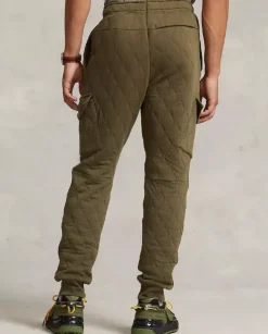 Zielone spodnie dresowe Cargo Jogger
