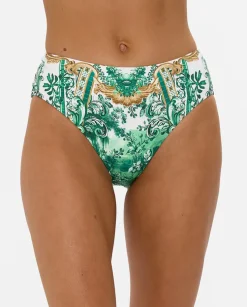Zielony dół od bikini