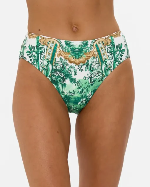 Zielony dół od bikini