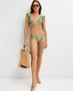 Zielony dół od bikini