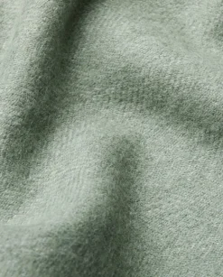 Zielony koc z wełny alpaki Exclusive