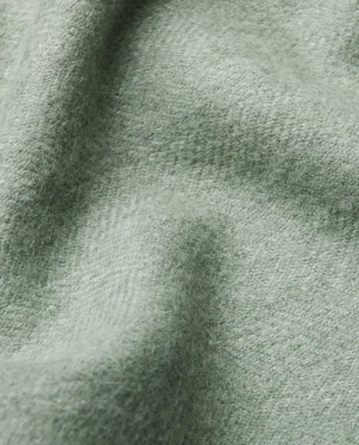 Zielony koc z wełny alpaki Exclusive