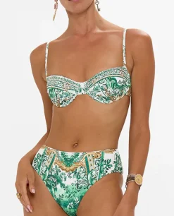 Zielony top od bikini