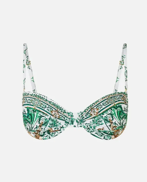Zielony top od bikini