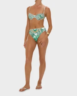 Zielony top od bikini