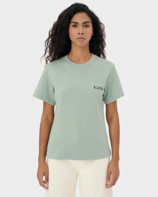 Zielony t-shirt z logo Horizon
