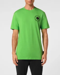 Zielony T-shirt z printem