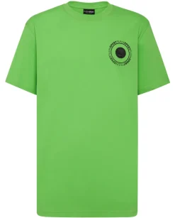 Zielony T-shirt z printem