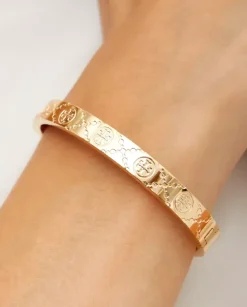 Złota bransoletka z monogramem