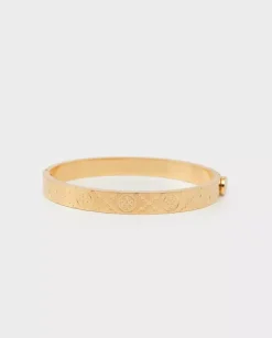 Złota bransoletka z monogramem