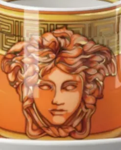Złota-pomarańczowa filiżanka do espresso Medusa Orange Coin